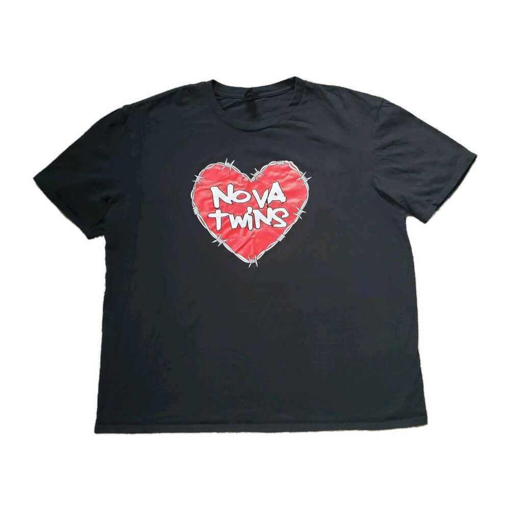 NoVa Twins Band I'm Gonna Burn It Down Take Your Crown Black XL Unisex Concert
